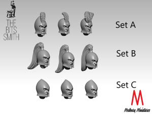 Elben Köpfe Set aus A, B oder C Variante
